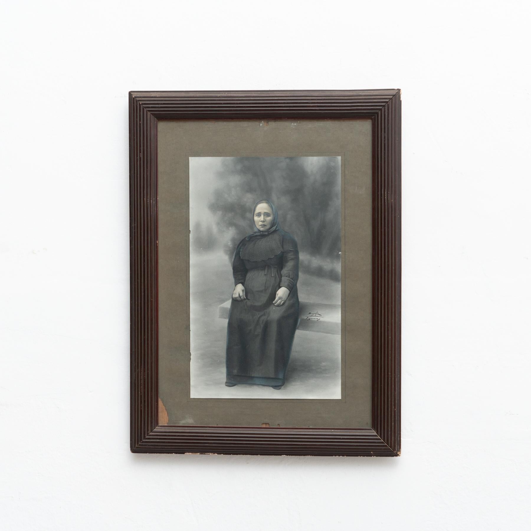 Framed Vintage Photography by Unknown Artist, Late 19th Century For Sale 3