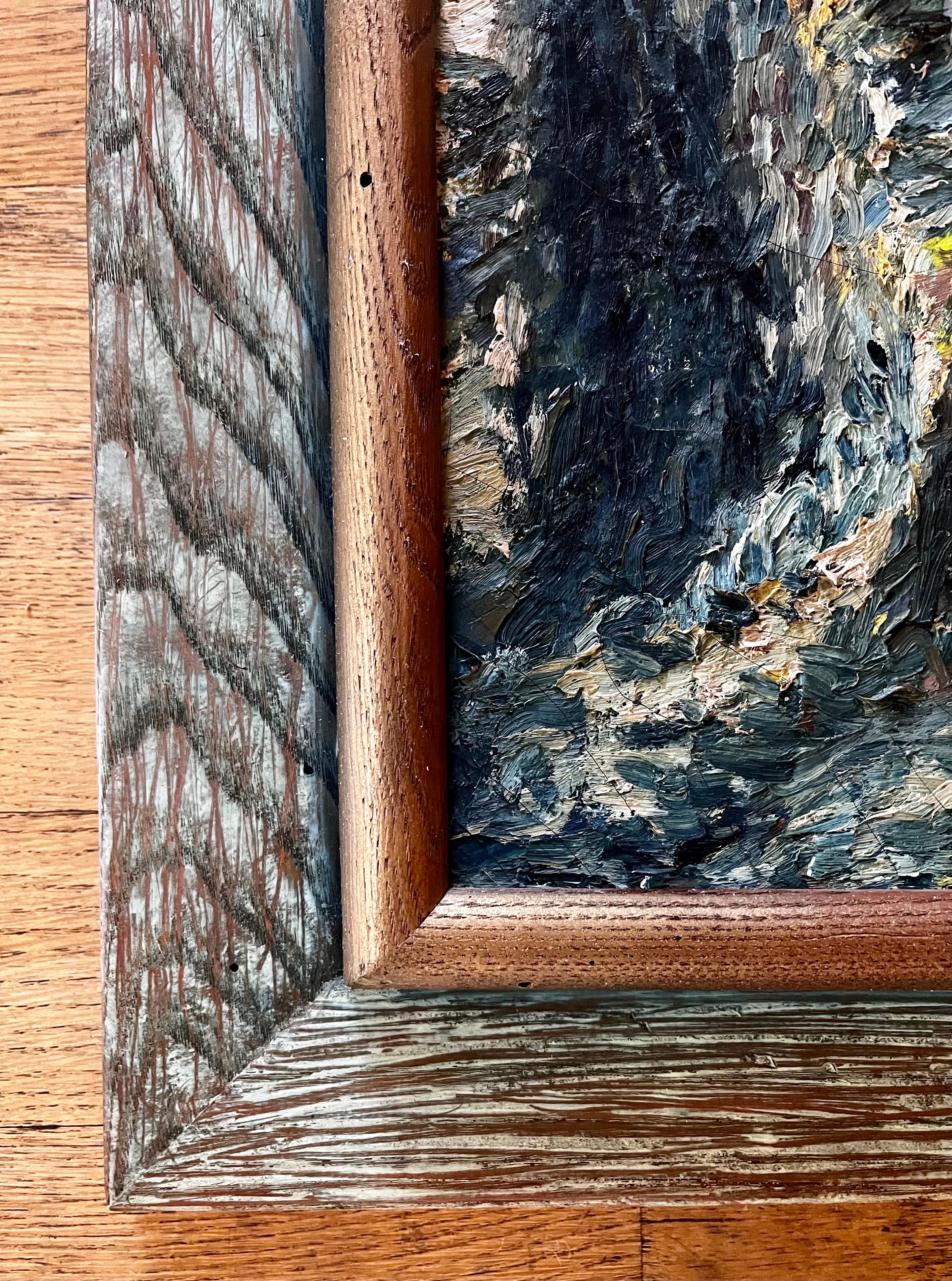 Pittura Dipinto d'epoca su tela, incorniciato, di 