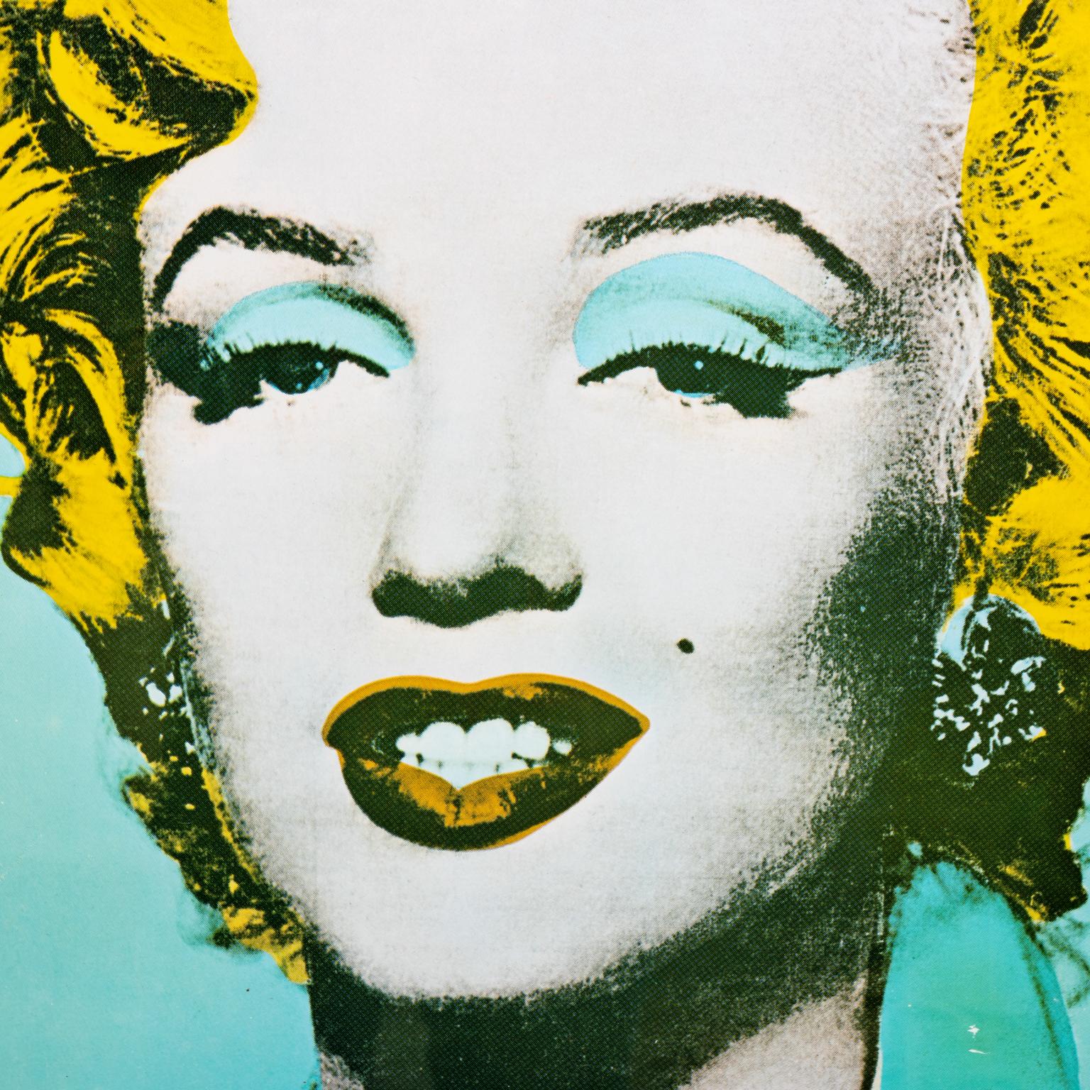 Framed Warhol Print of Marilyn Monroe In Good Condition For Sale In Stamford, CT