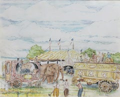 Framed Watercolor by Reynolds Beal