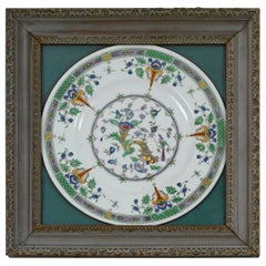 Caricatore o piatto decorativo in porcellana Wedgwood incorniciato