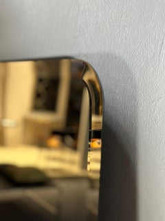 Rahmenloser, abgeschrägter quadratischer Wandspiegel, handgefertigtes modernes Design