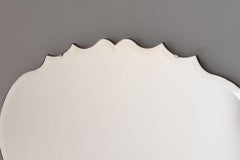 Frameless Oval Mirror