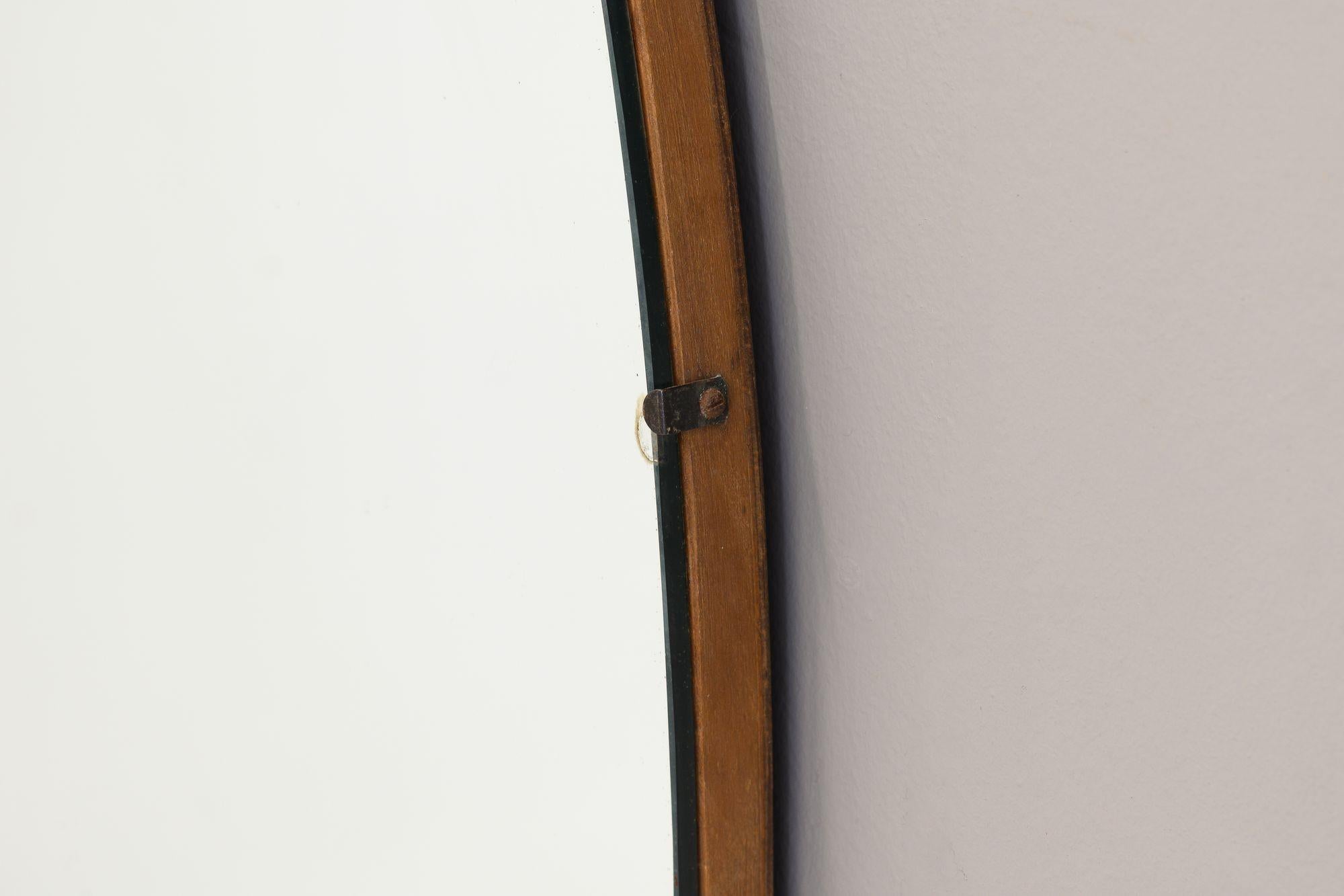 Britannico Frameless Oval Mirror in vendita