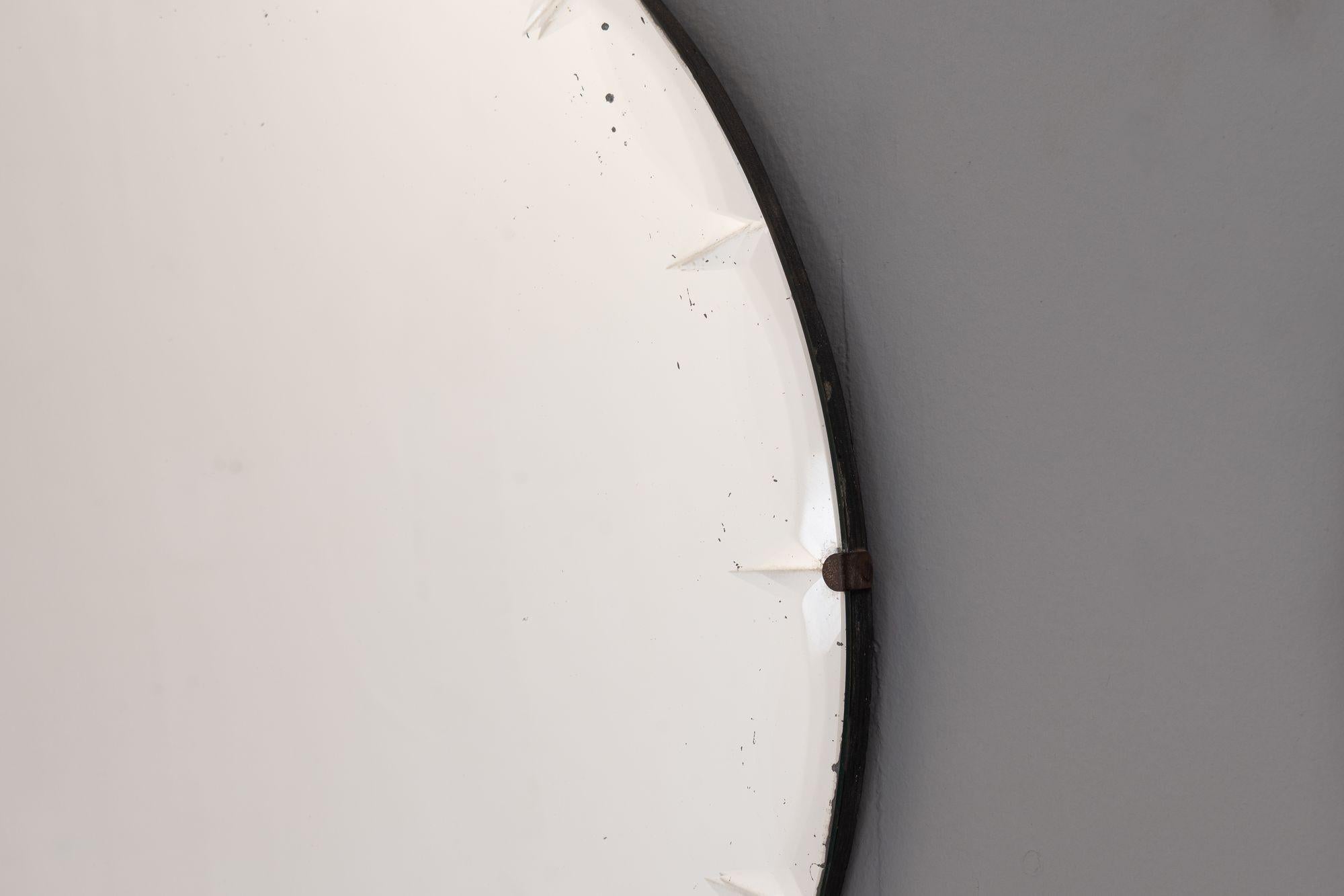 Début du 20ème siècle Miroir ovale sans cadre en vente