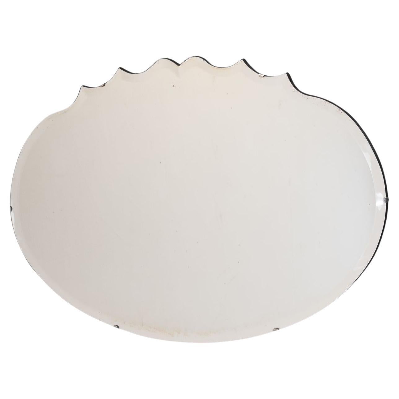 Miroir ovale sans cadre en vente