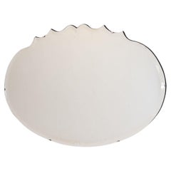 Frameless Oval Mirror