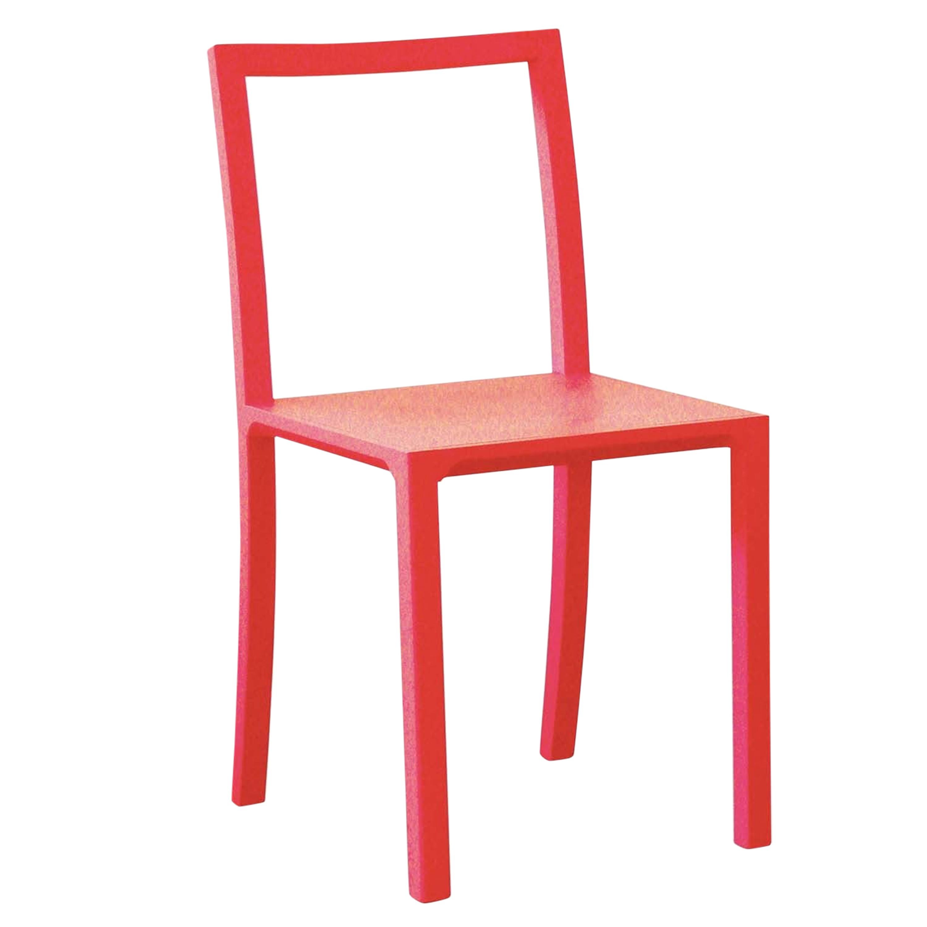 Framework Set of 2 Red Brick Chairs by Steffen Kehrle
