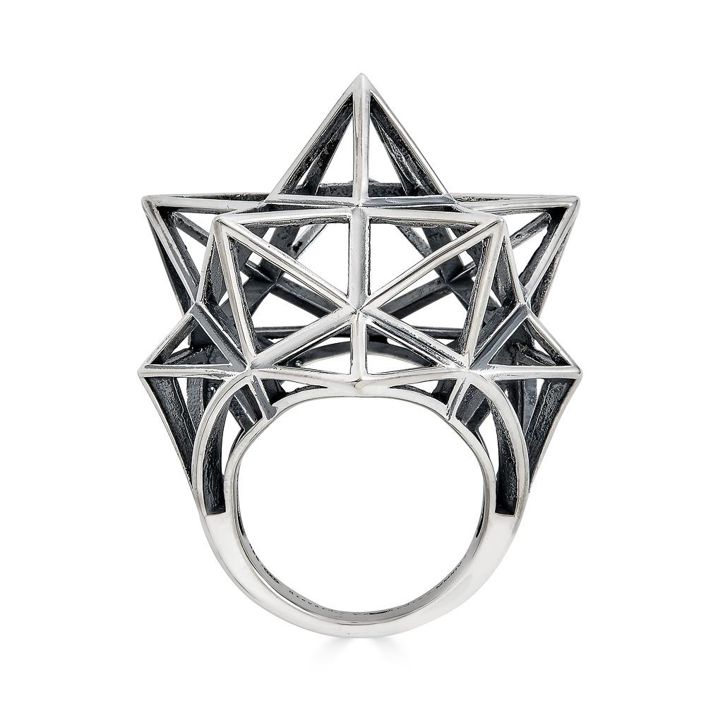Framework Star Silver Ring In New Condition For Sale In Coral Gables, FL