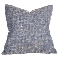 Frameworks by Brendan Bass Pillow in Blue Multi Tweed Vintage Fabric