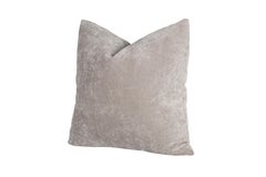 Frameworks by Brendan Bass Pillow in Grey Mushroom Velvet Vintage Fabric