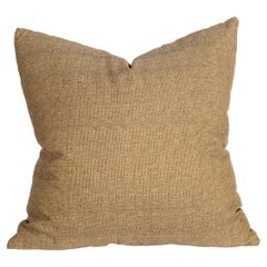 Frameworks by Brendan Bass Pillow in Neutral Camel Vintage Fabric