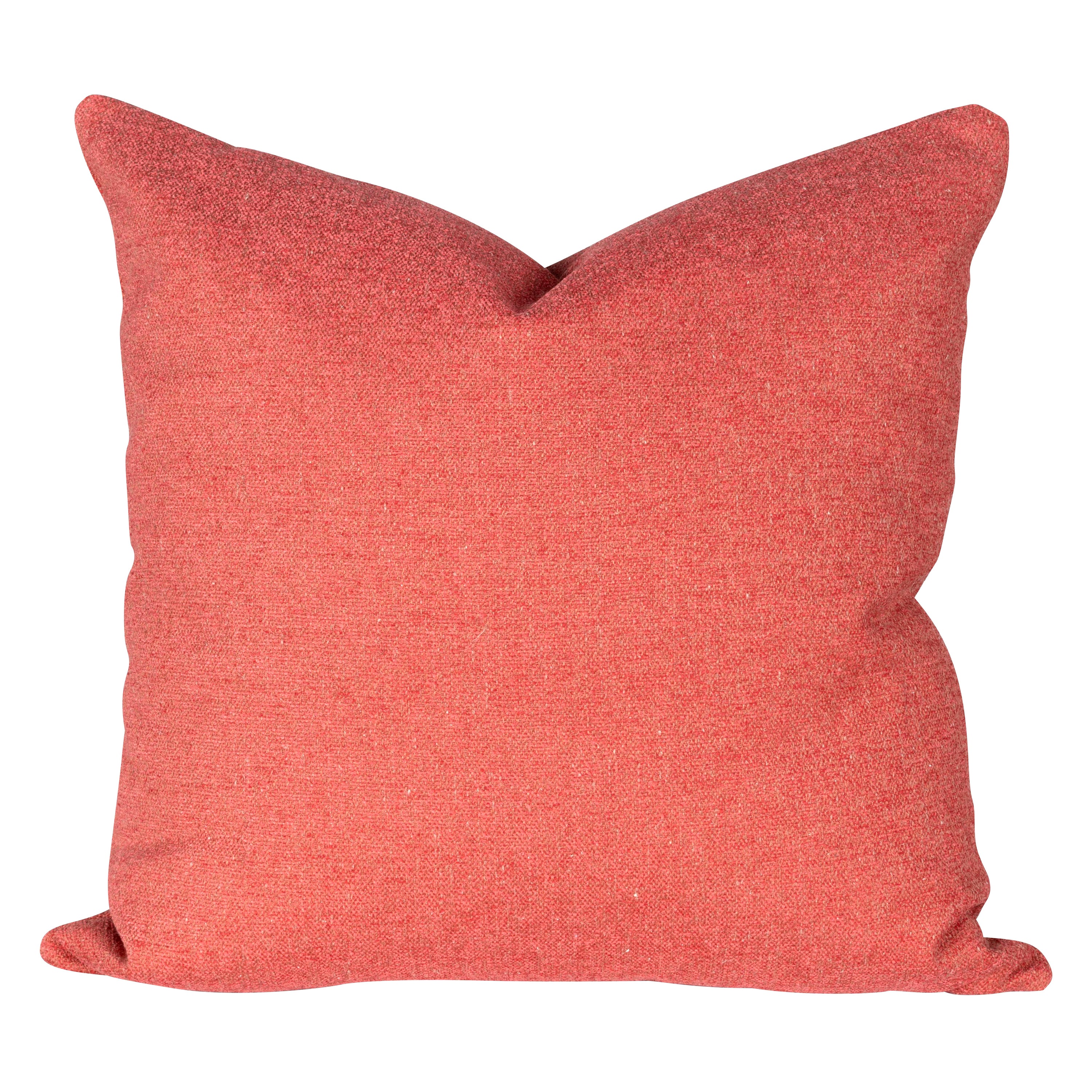 Frameworks, almohada de plumón, tweed moderno vintage, rojo canario