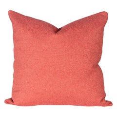 Frameworks, Down Pillow, Vintage Modern Tweed, Canary Red