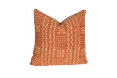 Frameworks, oreiller tissé en tissu Mod Cloth rouille