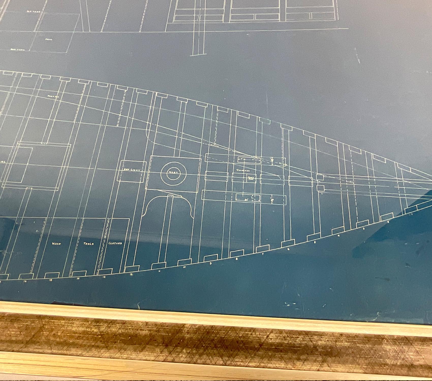 Framing Blueprint For The Yacht 