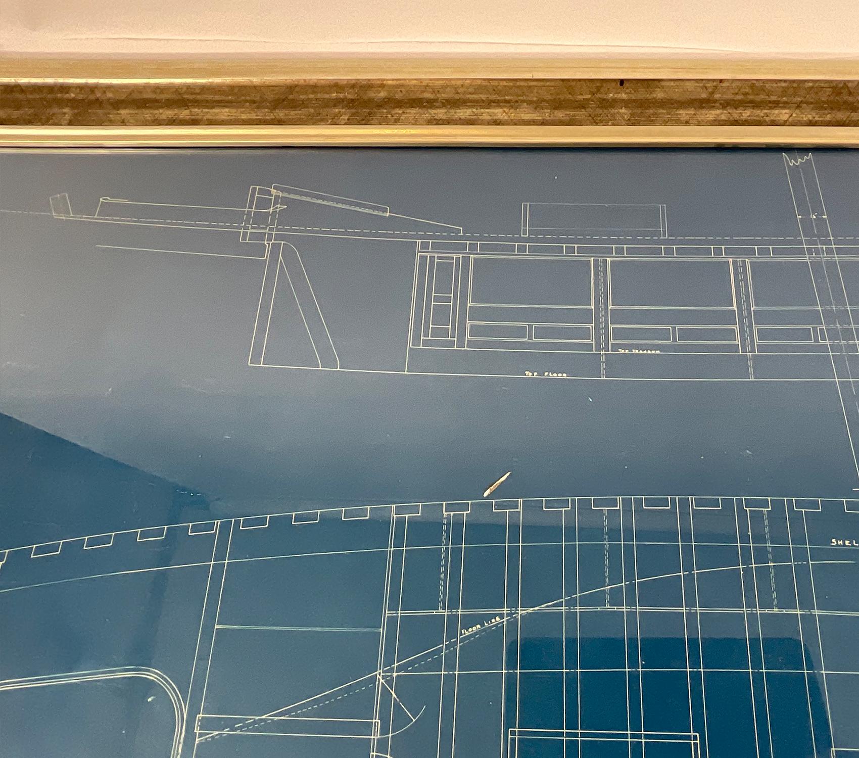 Framing Blueprint For The Yacht 