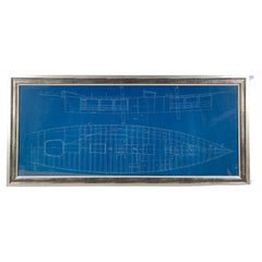 Framing Blueprint For The Yacht "Columbia"