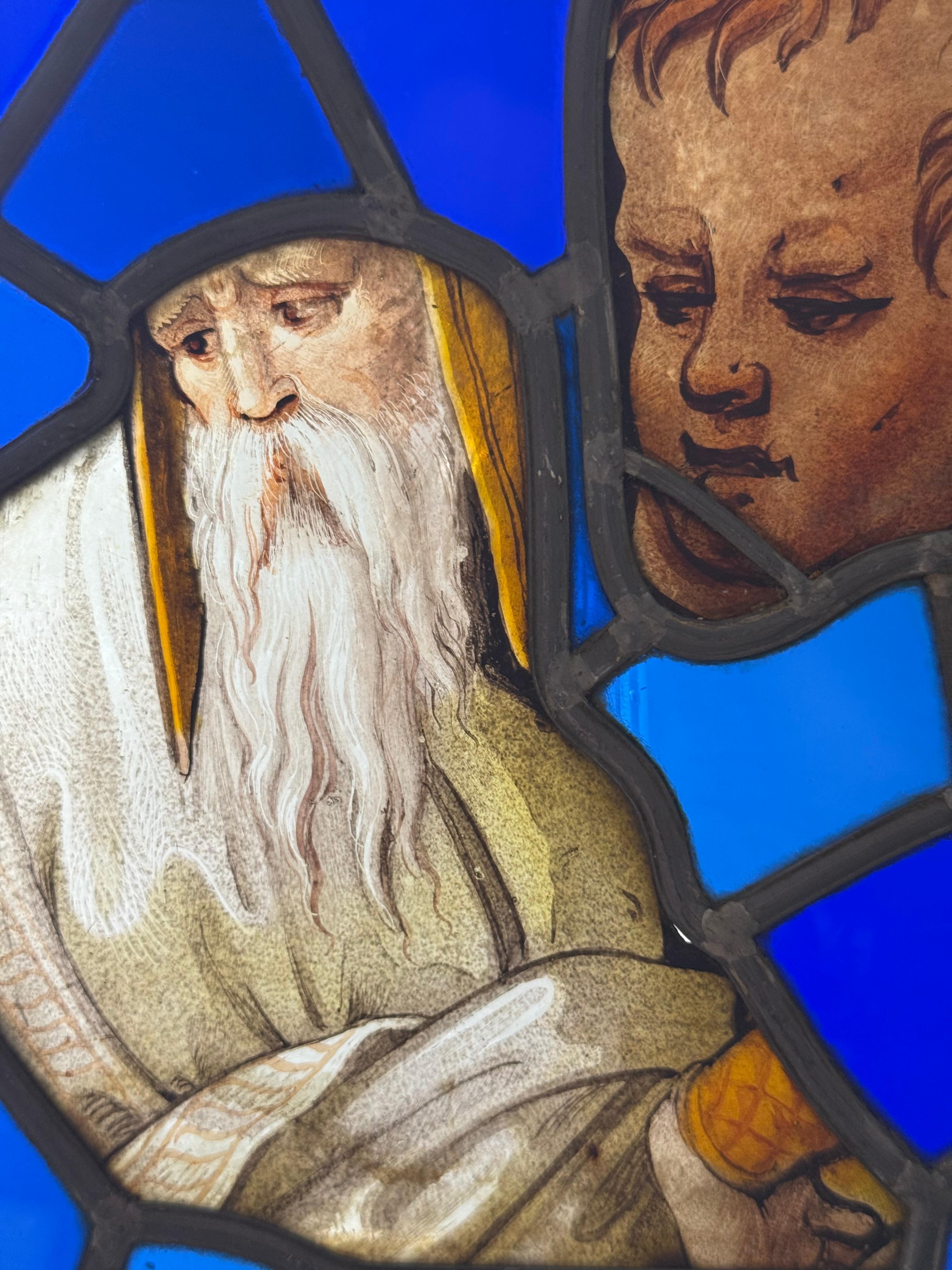 Frammenti di vetrate dipinte - periodo XVI secolo im Angebot 5