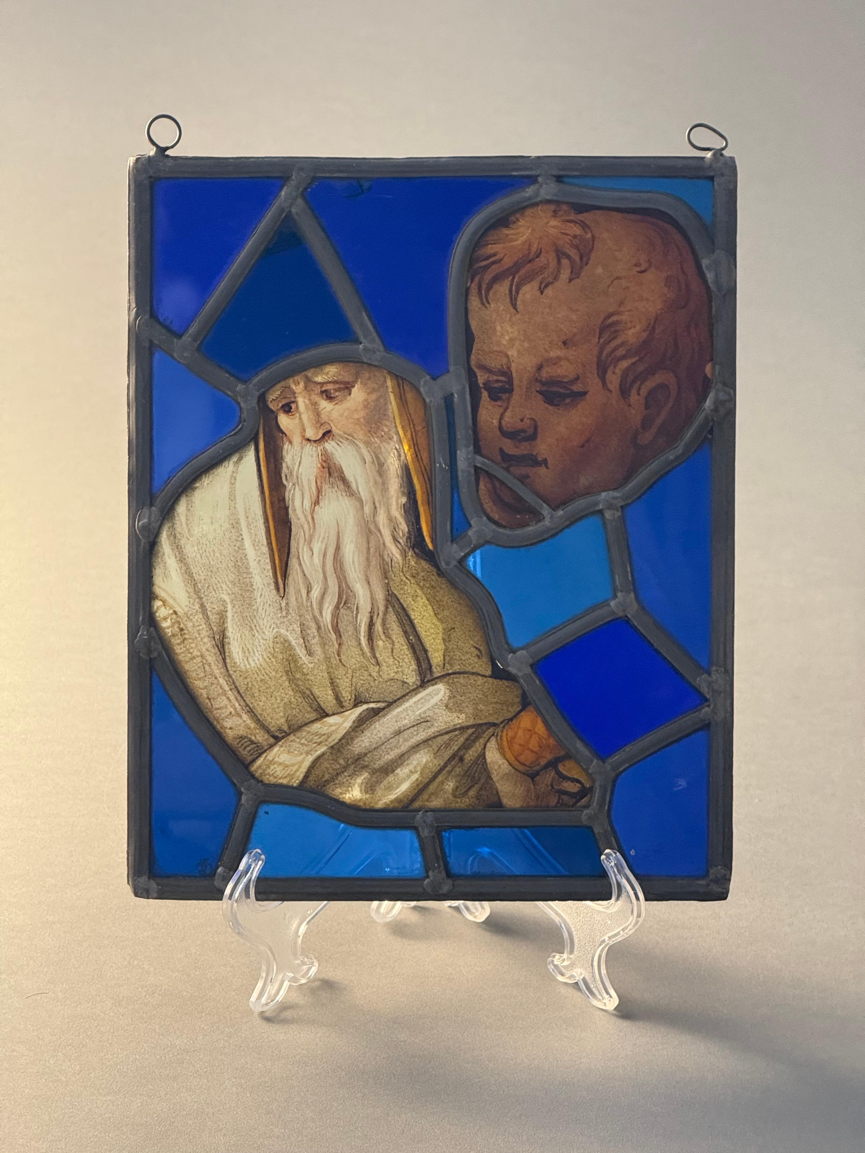 Frammenti di vetrate dipinte - periodo XVI secolo (Italienisch) im Angebot