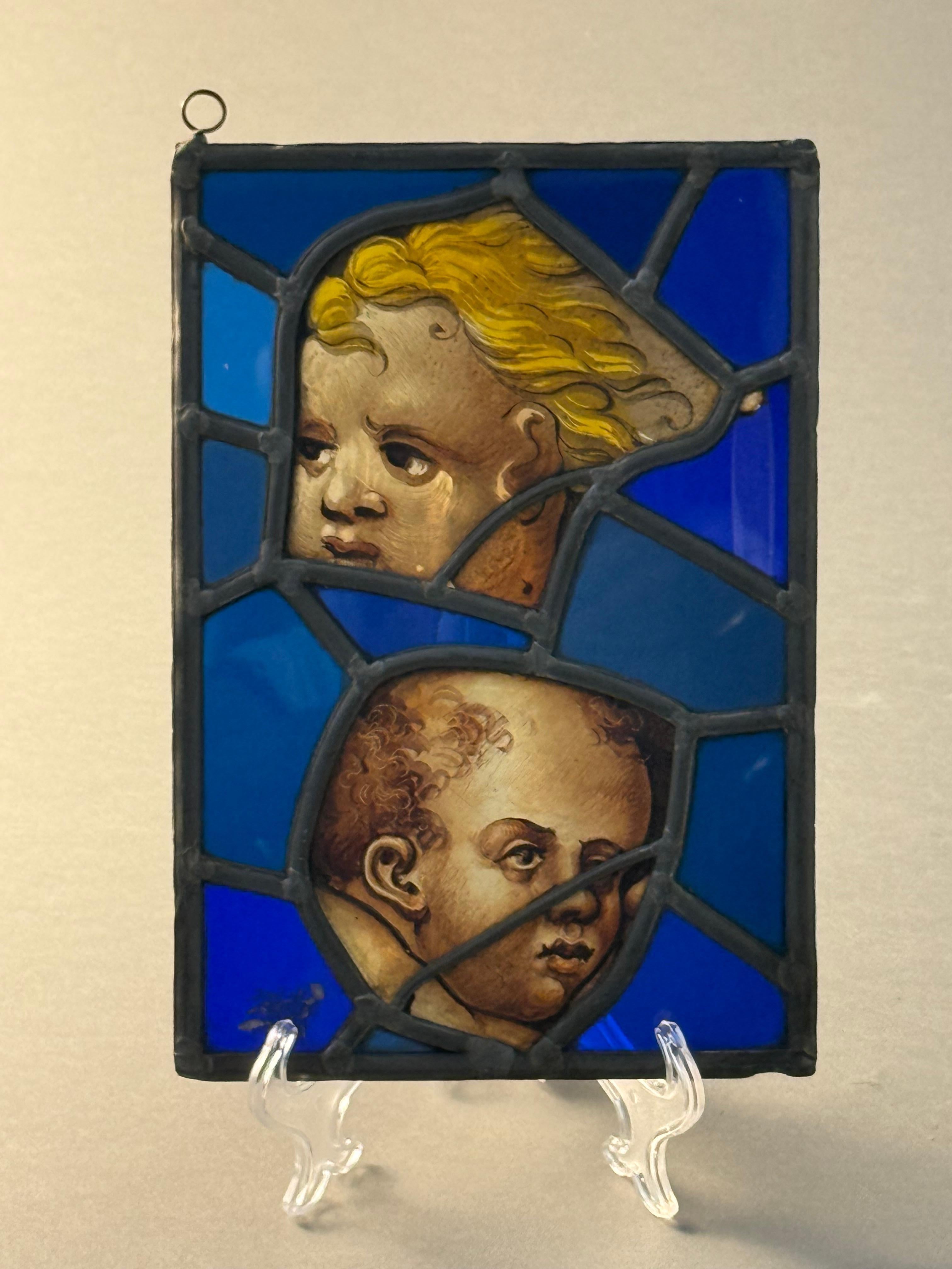 Frammenti di vetrate dipinte - periodo XVI secolo im Zustand „Gut“ im Angebot in Fidenza, IT