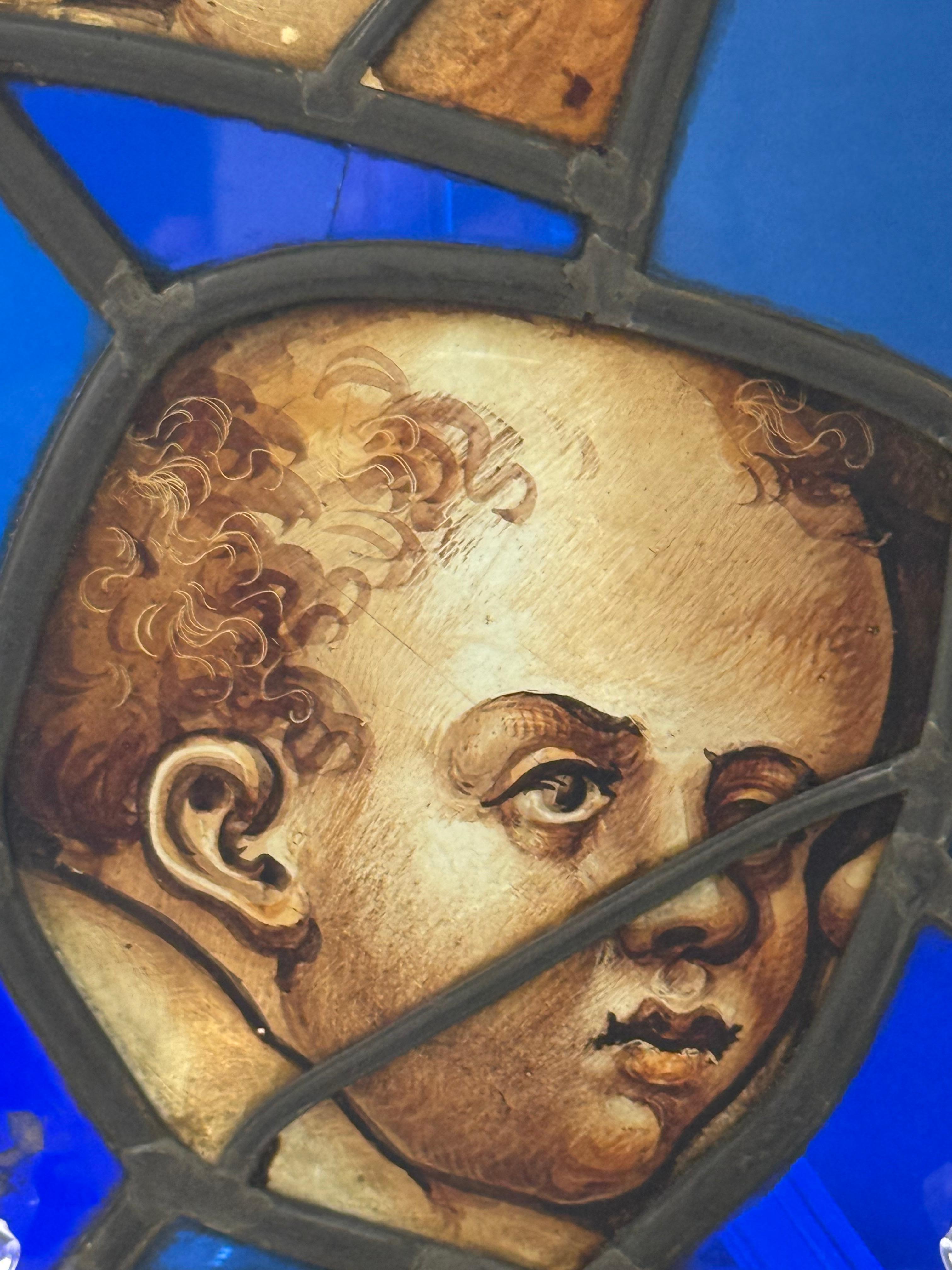 Frammenti di vetrate dipinte - periodo XVI secolo im Angebot 2