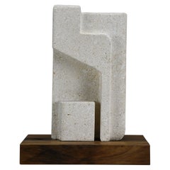 “Frammenti II” — Alberto Cabiddu, 1998, sculptural study in Pietra di Vicenza