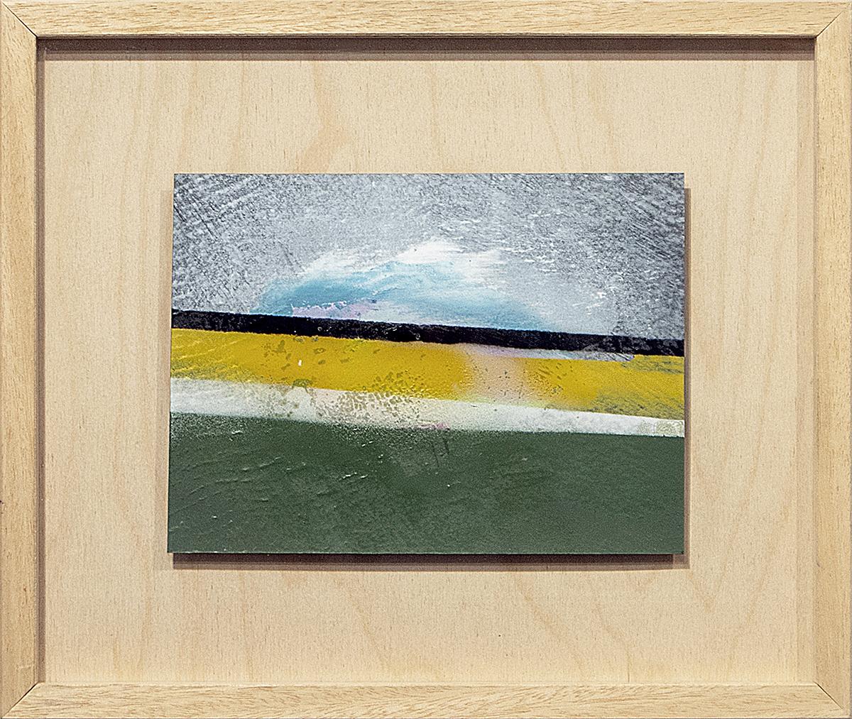 Fran Bobadilla Landscape Painting - Muro amarillo