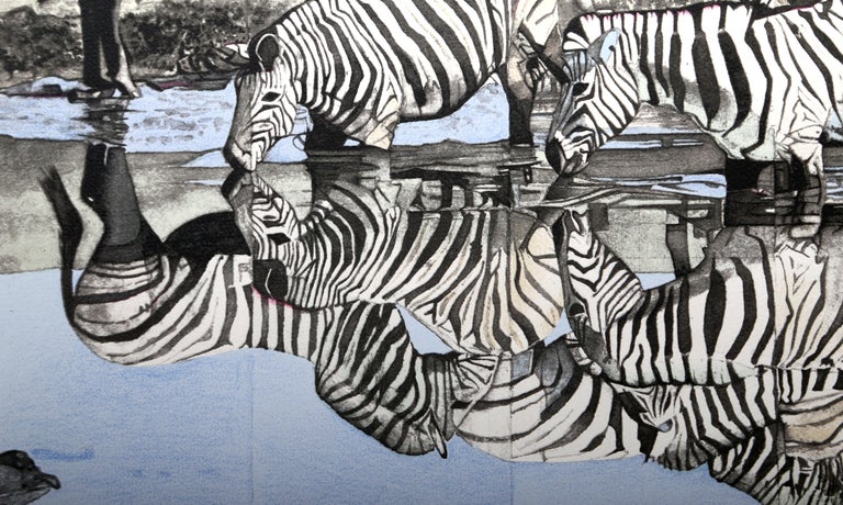 Zebras - Print by Fran Bull