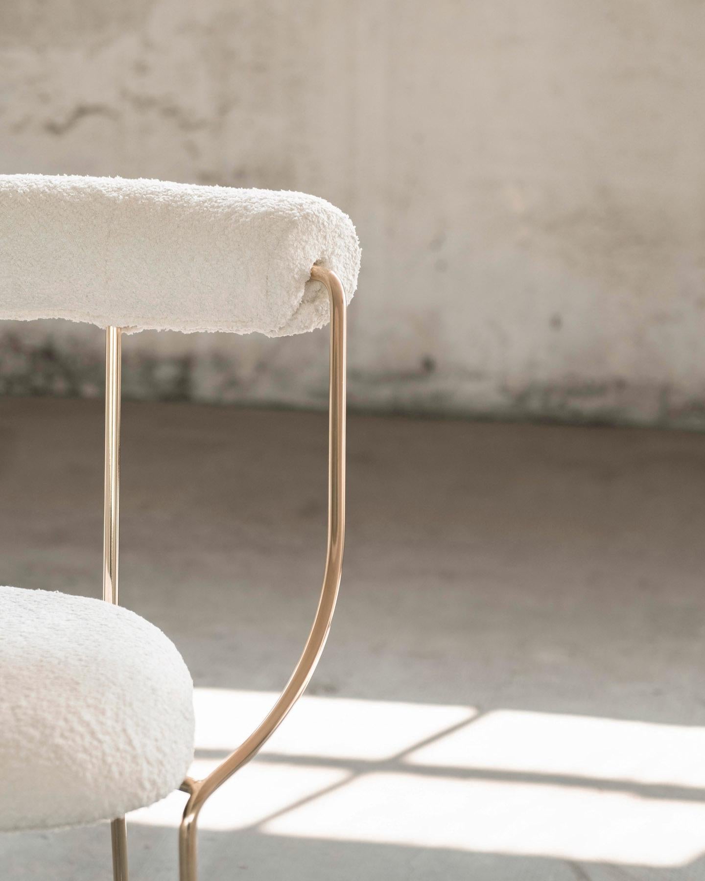 Acier Chaise Fran de GIROTTI ENRICO en vente