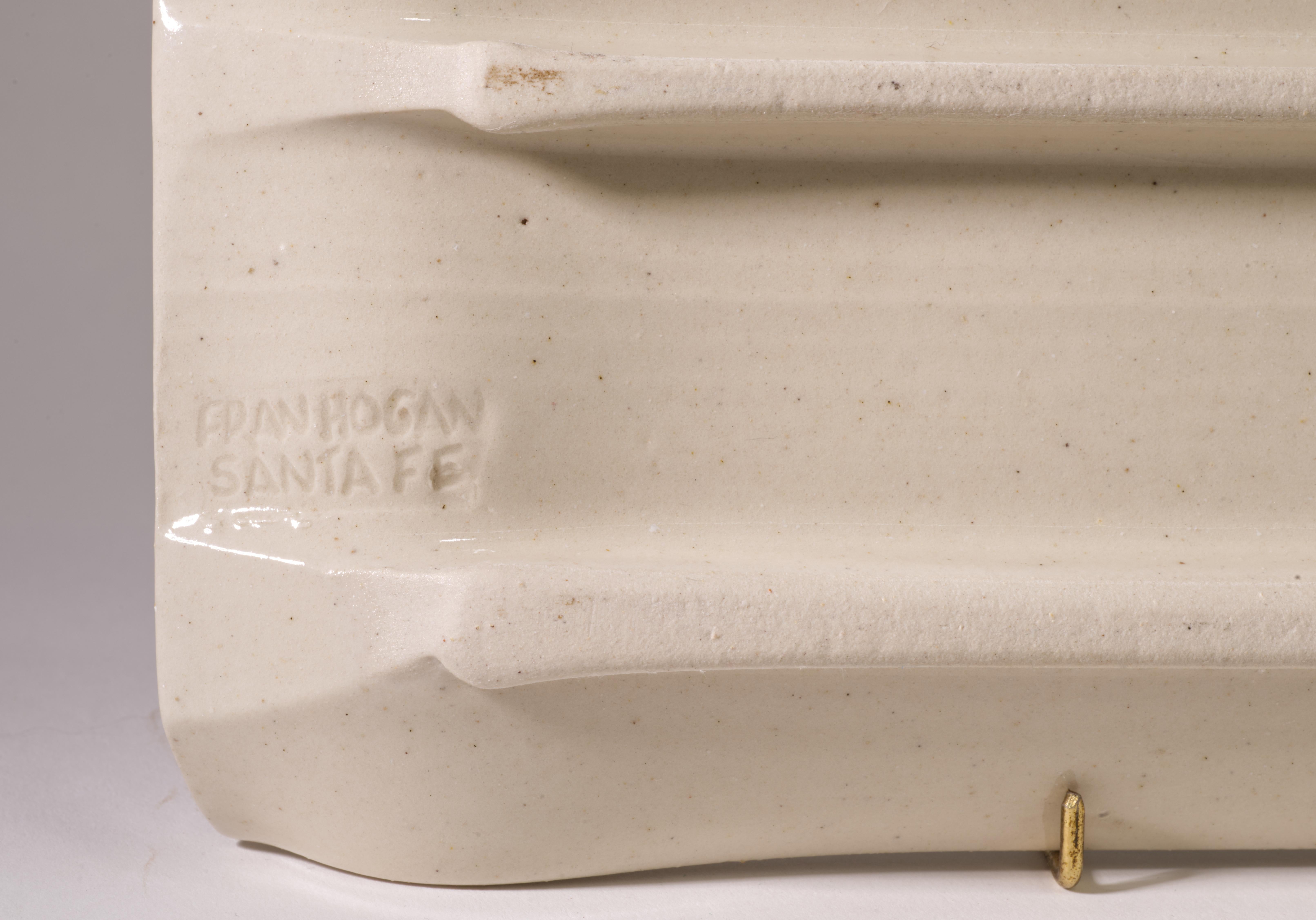 Fran Hogan, 6er-Set Servierplatten, New Mexico Studio Art Pottery im Angebot 3