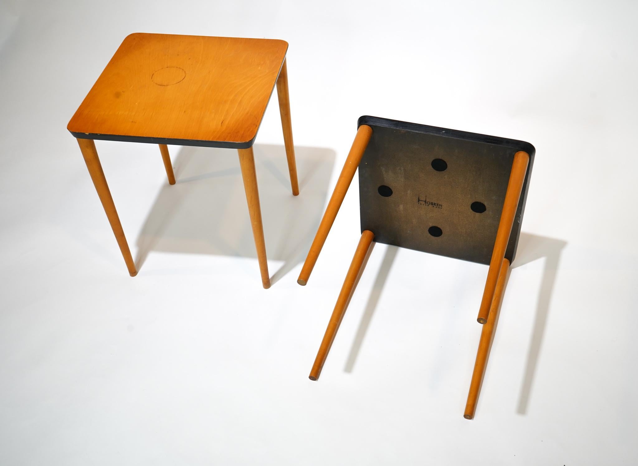 Fran Hosken Wood Side Tables 1