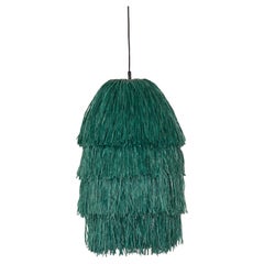 Fran M Green raffia pendant lamp