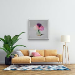 Flores Lilas (Lilas), nature morte de l'artiste contemporain espagnol Fran Mora