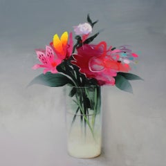 Orchids, Contemporary Still Life By Spanish Artist Fran Mora