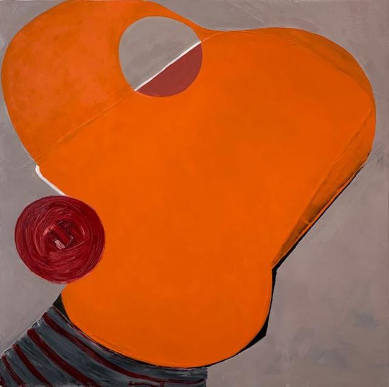 Fran Shalom
Ohne Titel 6, 2020
öl auf Leinwand
16 x 16 Zoll.
(sha038ap)

Dieses abstrakte Ölgemälde auf Leinwand ist kühn, hell und farbenfroh, in stark gesättigten Rot- und Orangetönen vor einem grauen Hintergrund.  Derzeit erhältlich bei Kathryn