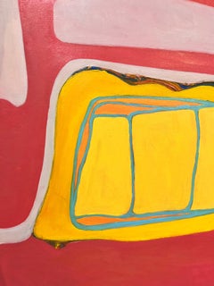 "Dientudo" 2025 Óleo sobre lienzo 16 x 16 pulg.