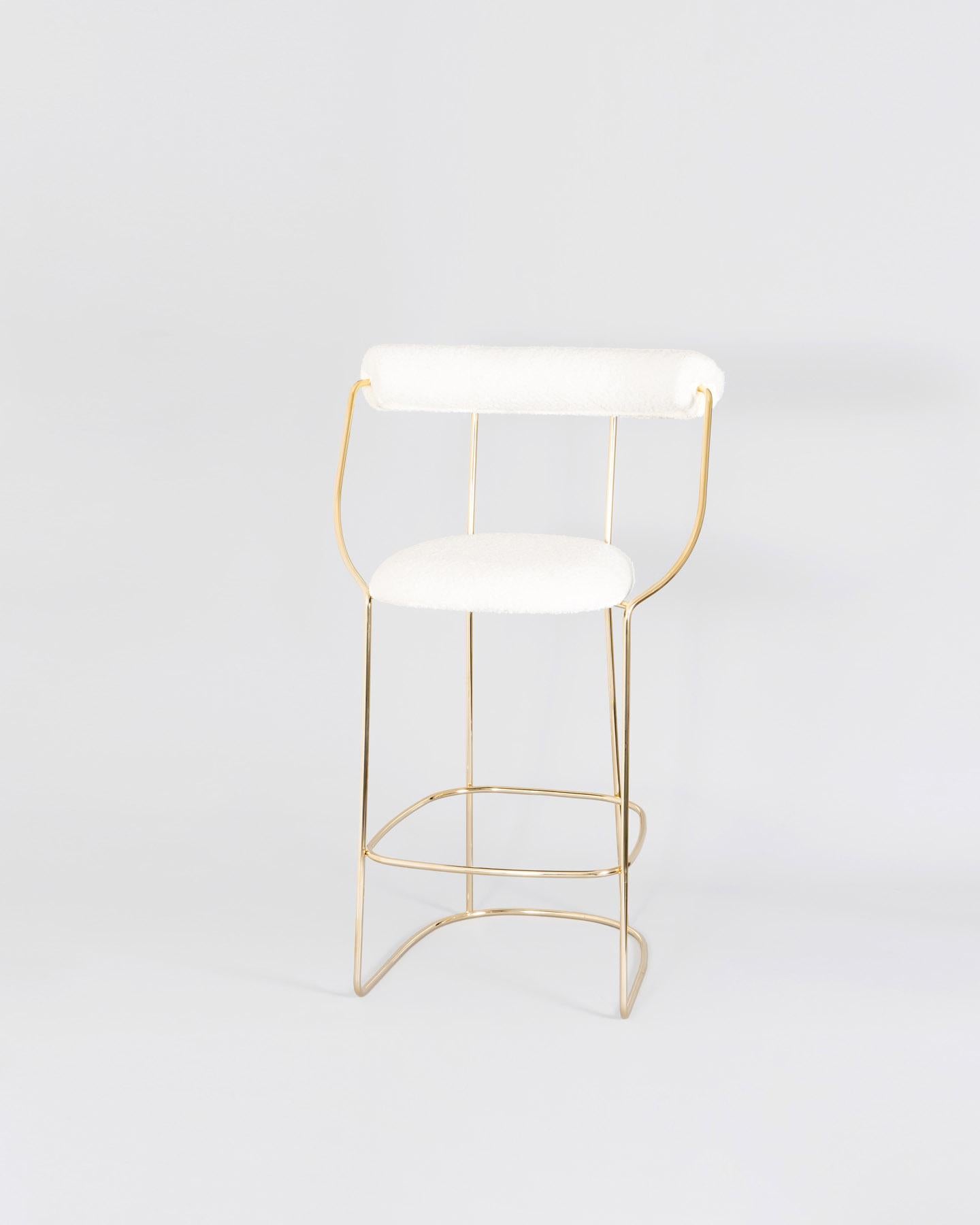 Fran Stool by GIROTTI ENRICO
Dimensions: W 64 x D 51 x H 101 cm
Materials: Steel, Upholstery.
Weight: 8 Kg. 

Enrico Girotti is an industrial designer who has found in the word “maker” his most authentic form of expression. Graduated in Industrial