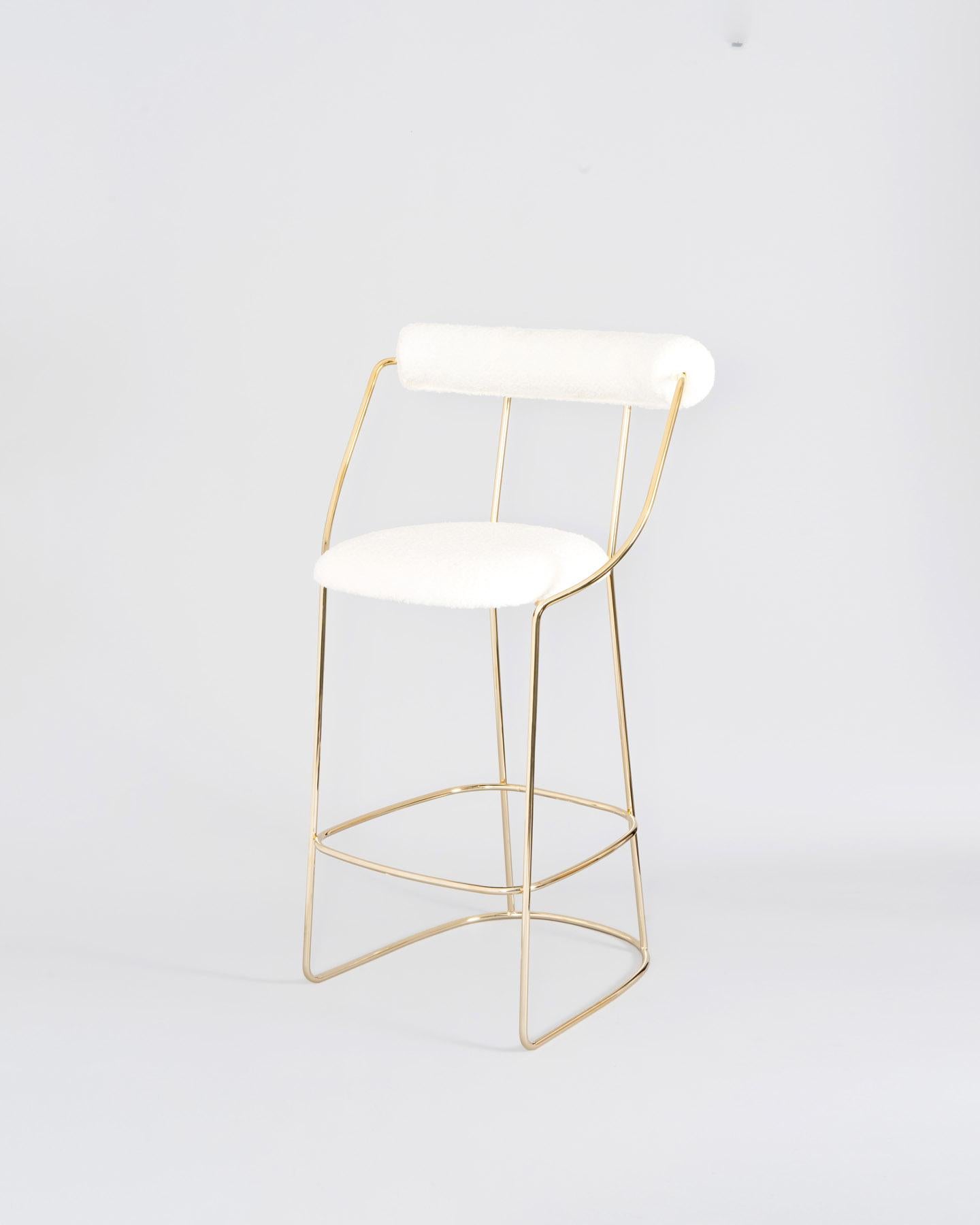 Fran Stool by GIROTTI ENRICO In New Condition For Sale In Geneve, CH
