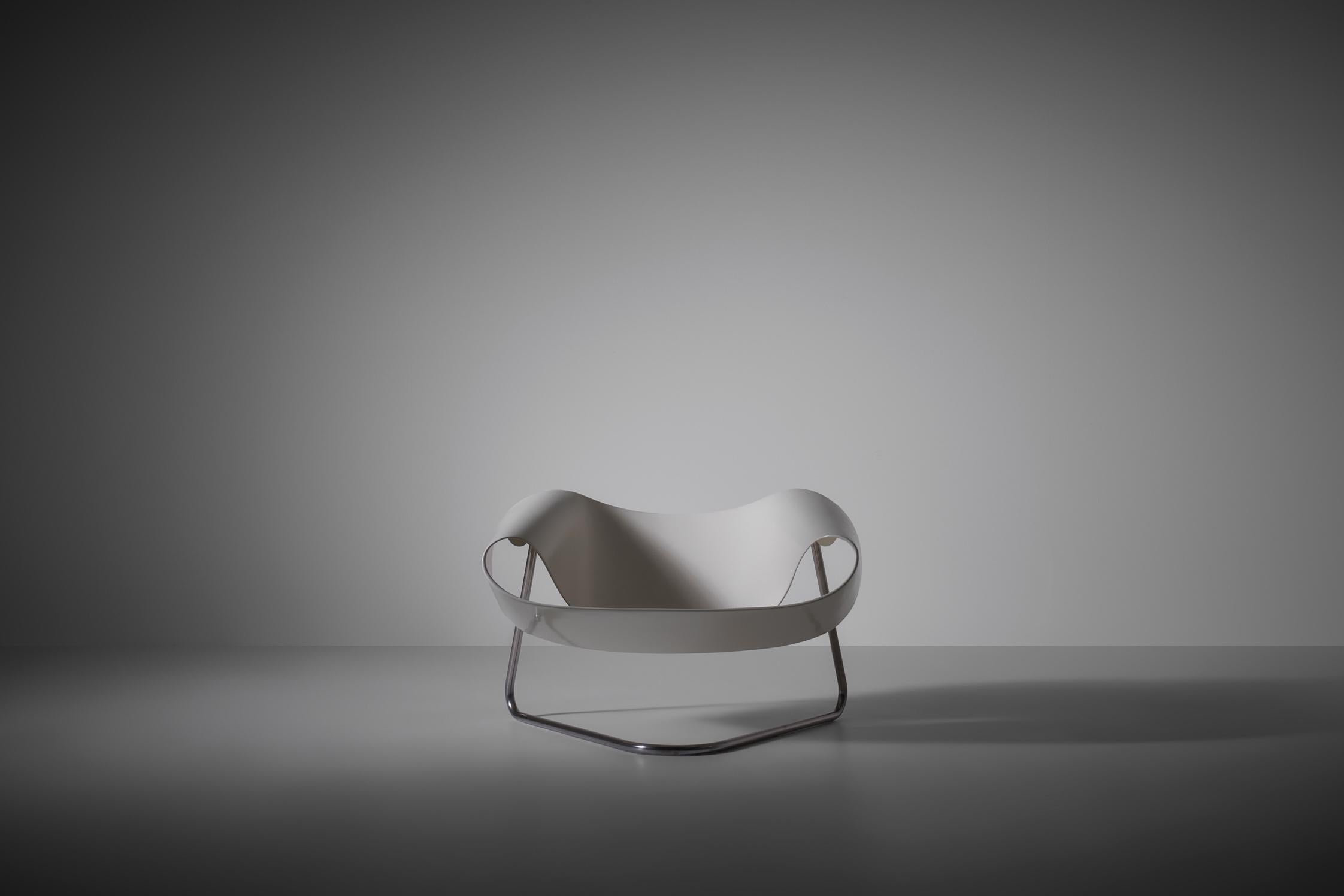 Mid-20th Century Franca Stagi & Cesare Leonardi 'Ribbon chair' model CL9, Italy 1961