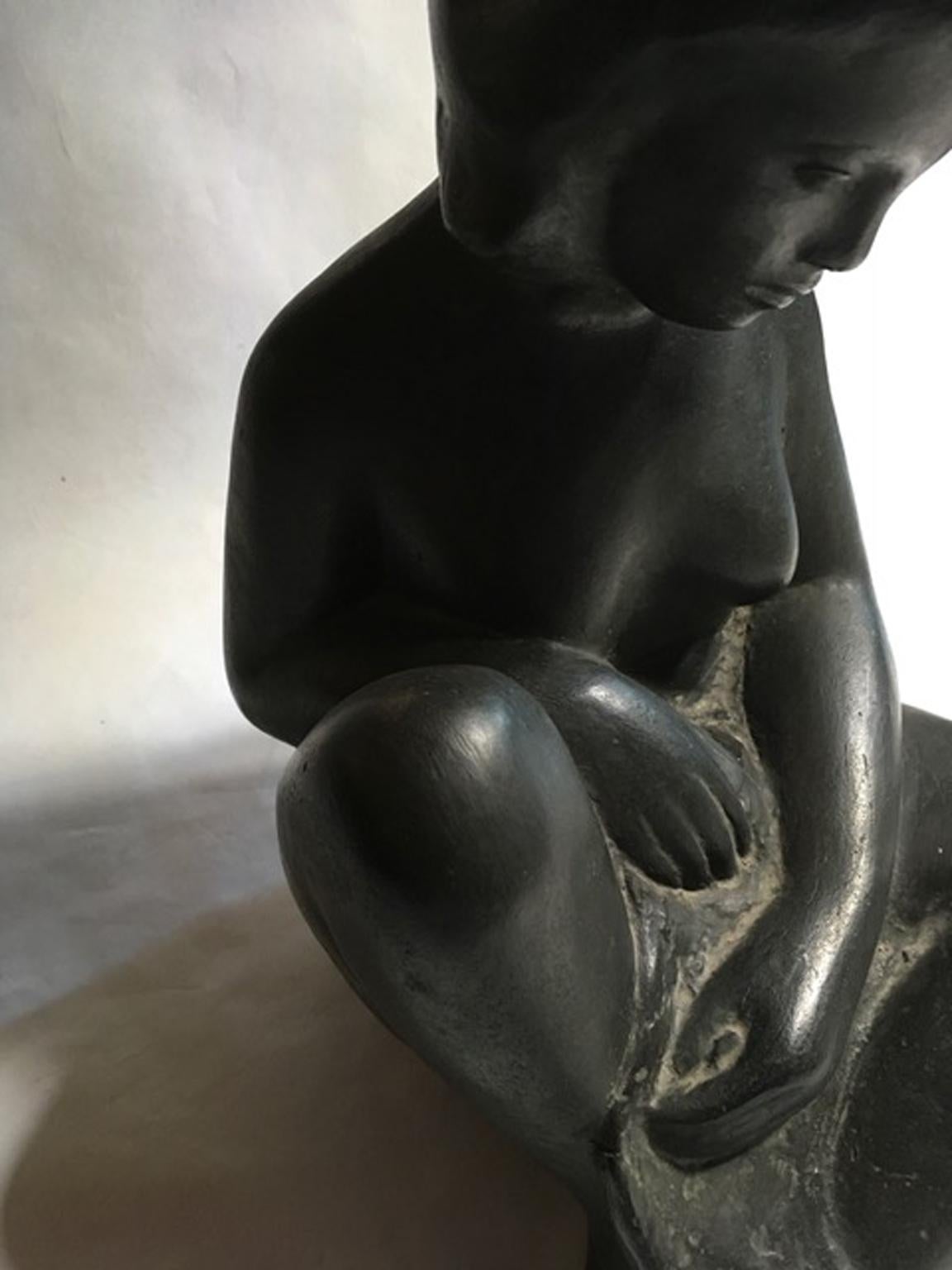 France Early 20th Century Bronze Figurative Sculpture 5