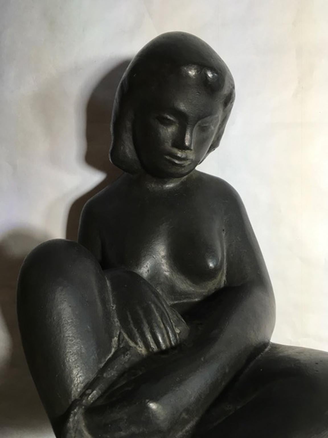 France Early 20th Century Bronze Figurative Sculpture 8