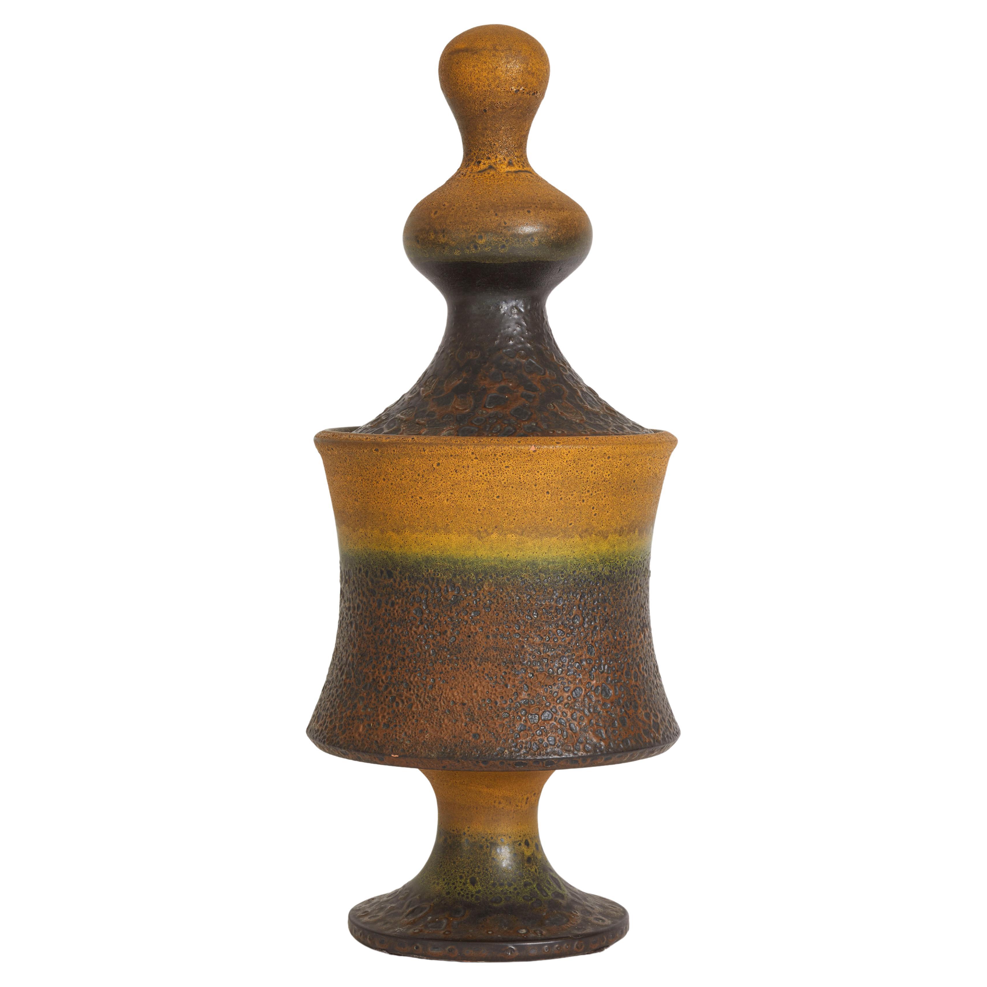 France 1970's Large Scale Ceramic Cachepot