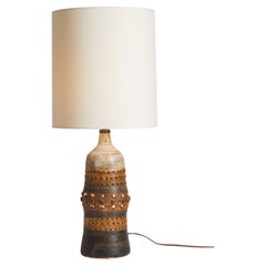 France 1970's Pelletier Lamp with Custom Shade