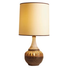 France 1970
s Pelletier Pottery Lamp