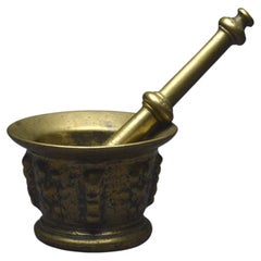 France, 19th Century, Massive Apothecary Mortar and Its Pestle