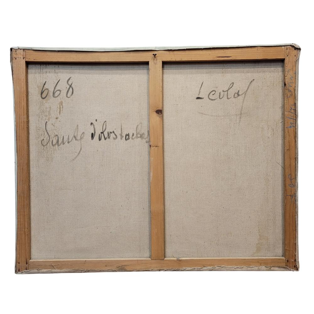 Frankreich Acryl auf Leinwand Pferderennen, León Lafourcade (Sonstiges) im Angebot