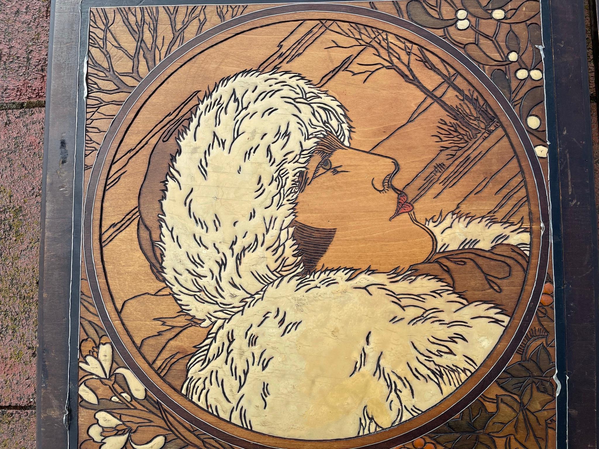 France - Art Déco - Magnifique ensemble de panneaux Quatre Saisons pour femmes - 1930 en vente 4