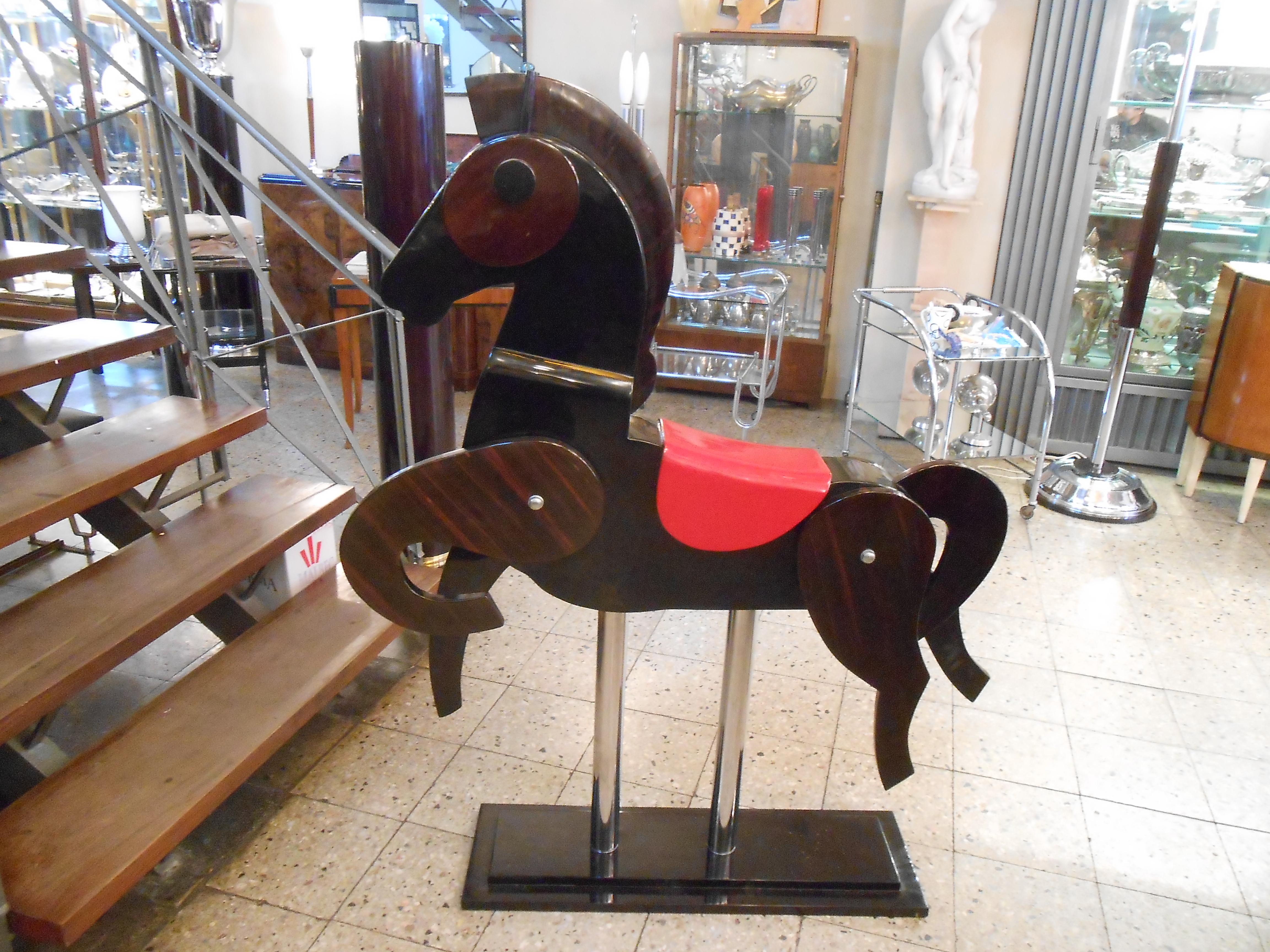 Französisches Art-déco-Pferd, 1940 (Mitte des 20. Jahrhunderts) im Angebot