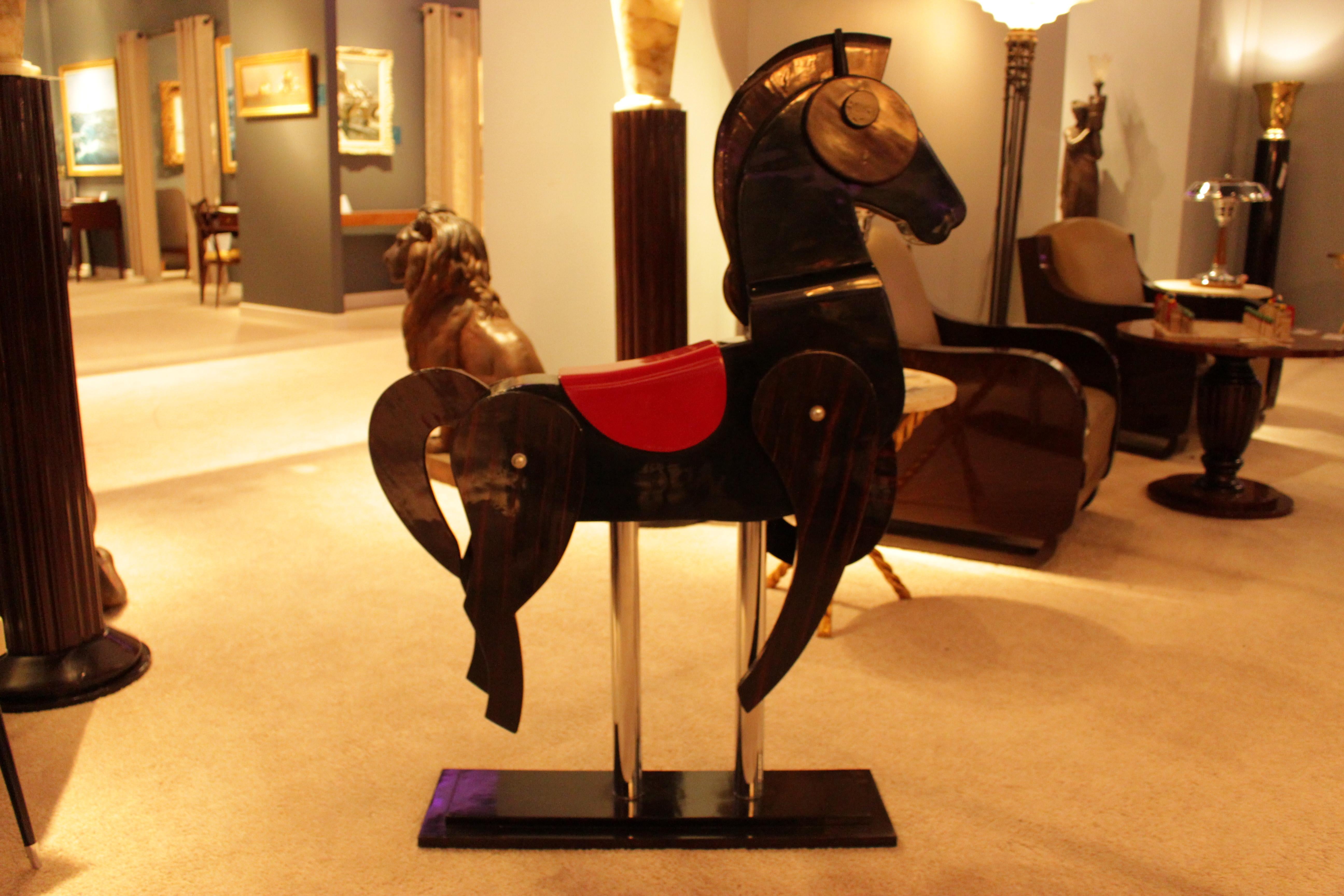 Mid-20th Century France Art Deco Horse, 1940 For Sale
